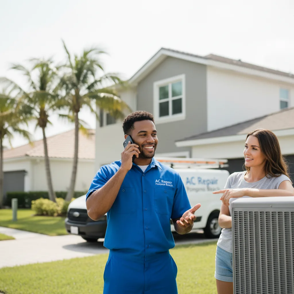 AC Repair Pompano Beach customer support in Four Oaks